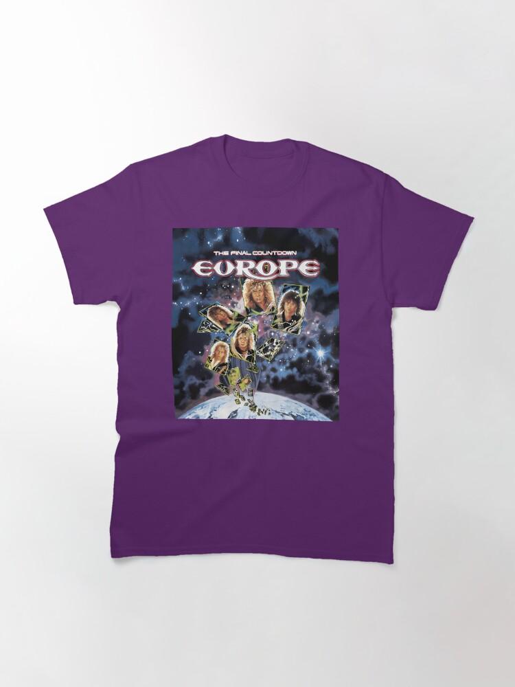 Europe The Final Countdown Foureb Europe Band War Of Kings Classic T-Shirt