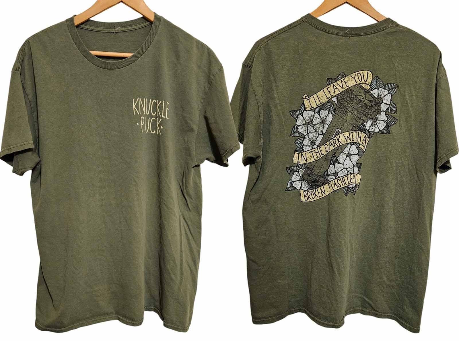 2 Sides Knuckle Puck A Broken Flashlight Shirt Military Green S-5XL 2B0069 Unisex T-Shirt M