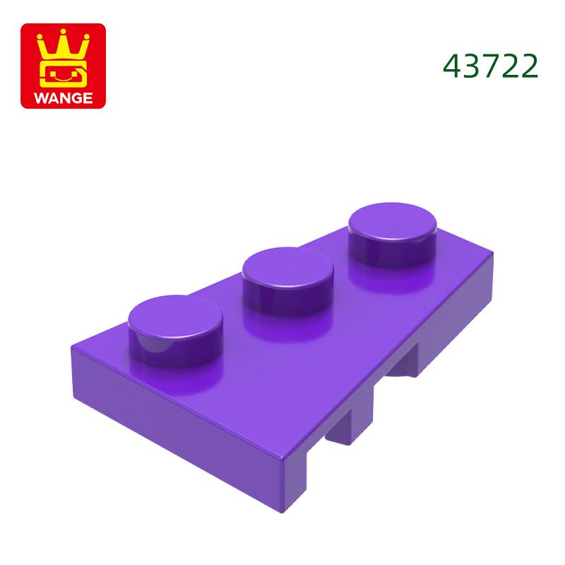 158Pcs/lot 43723 2x3 Right Wedge Plate Construction Bricks MOC Accessories Works With Featuring Blocks Kids Playthings Gift Idea Box
