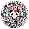 100 Original Panda Graffiti Stickers - Cute Animal Decor for Water Bottles, Phone Cases, and Computers
