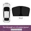 Zhijie R7 Opaque Sunshade: Car Window Heat Insulation Privacy Curtain 