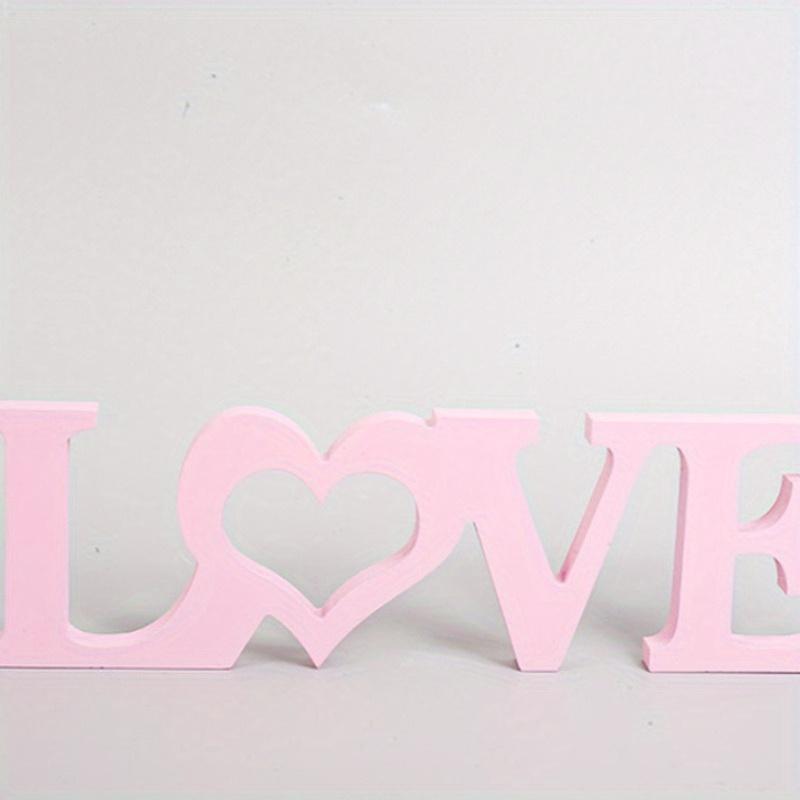 

1 шт. Декор в виде слова LOVE Деревянные поделки Скульптуры Украшение Фестиваль Украшение для хижины Универсальный Домашний акцент Украшения для вечеринки