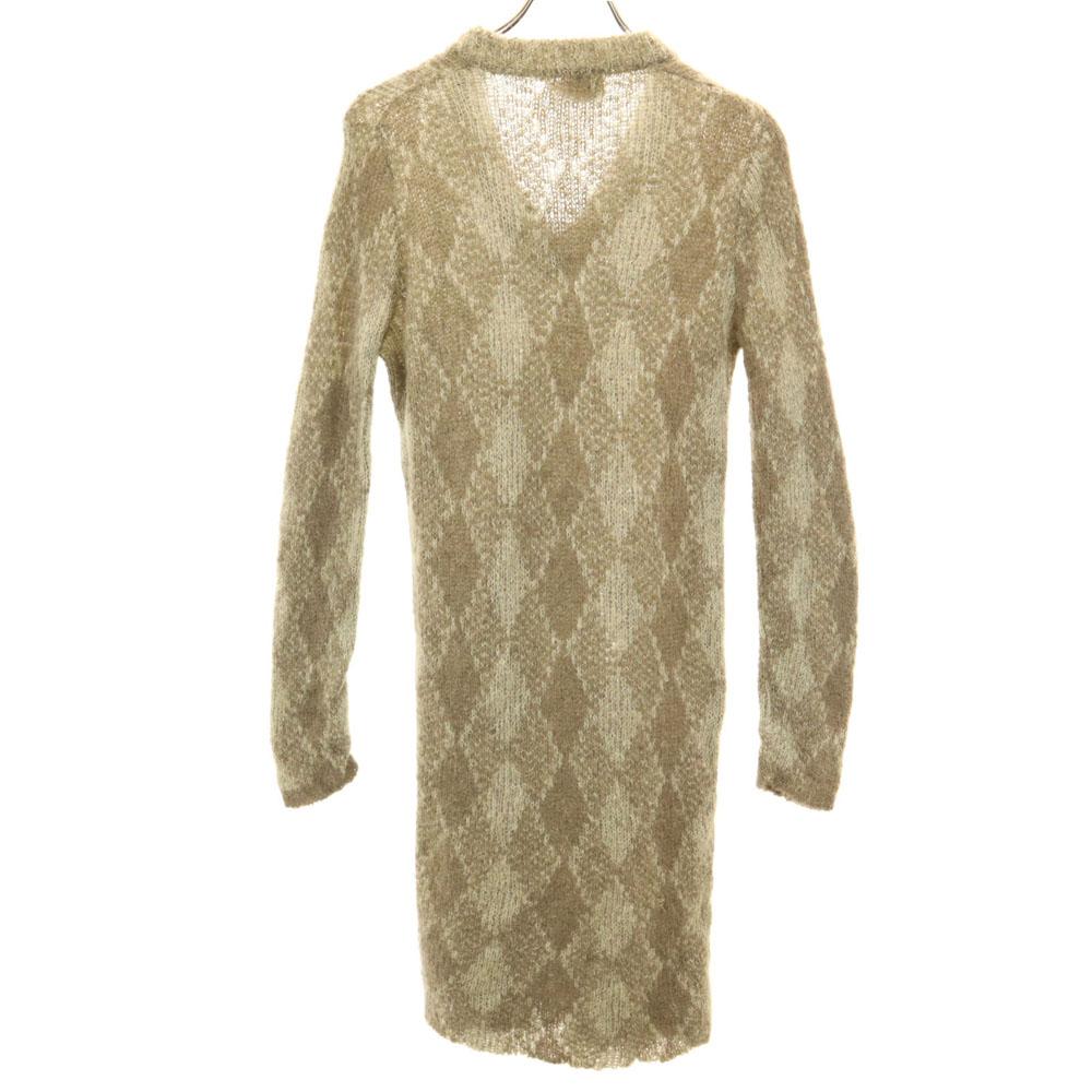 BOEPPLE SPORTSWEAR 60s Vintage Wool Blend Long Sleeve Long V-neck Sweater Women Used