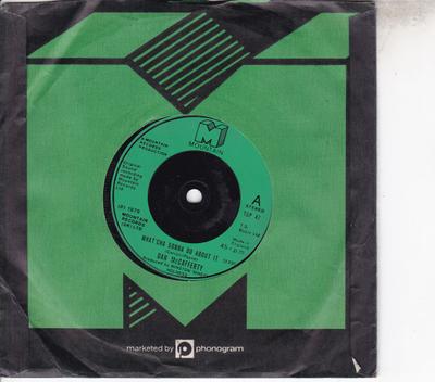 Disc de 7 inch DAN MCCAFFERTY - What'cha Gonna Do About It TOP47 Mountain 1979 UK Pop Folosit