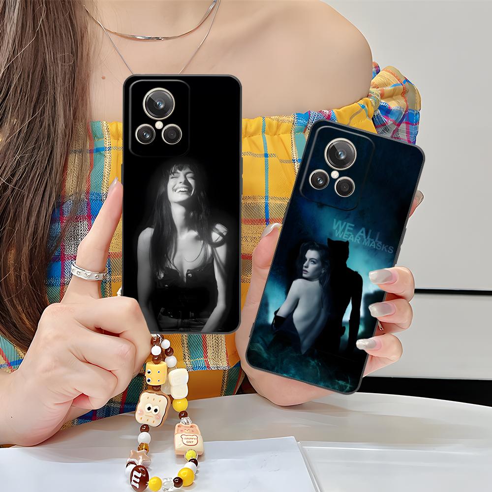 Anne Hathaway Handyhülle für Realme 15 14 13 12 11 10 9 Pro Plus T i Lite 5G Bunter Druck Cover Handys Hübsch