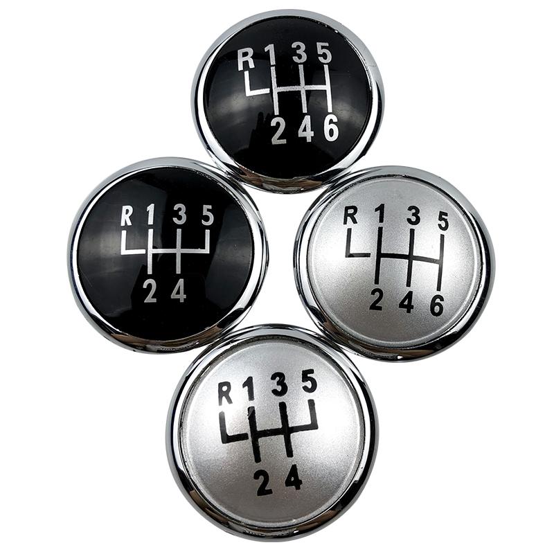 For Volkswagen VW Polo 9N 9N2 (2002-2010) Gear Shift Knob Speed Number Emblem Badge Car Styling Accessories