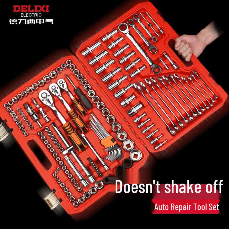 DELIXI Car Repair Tool Set Socket Wrench