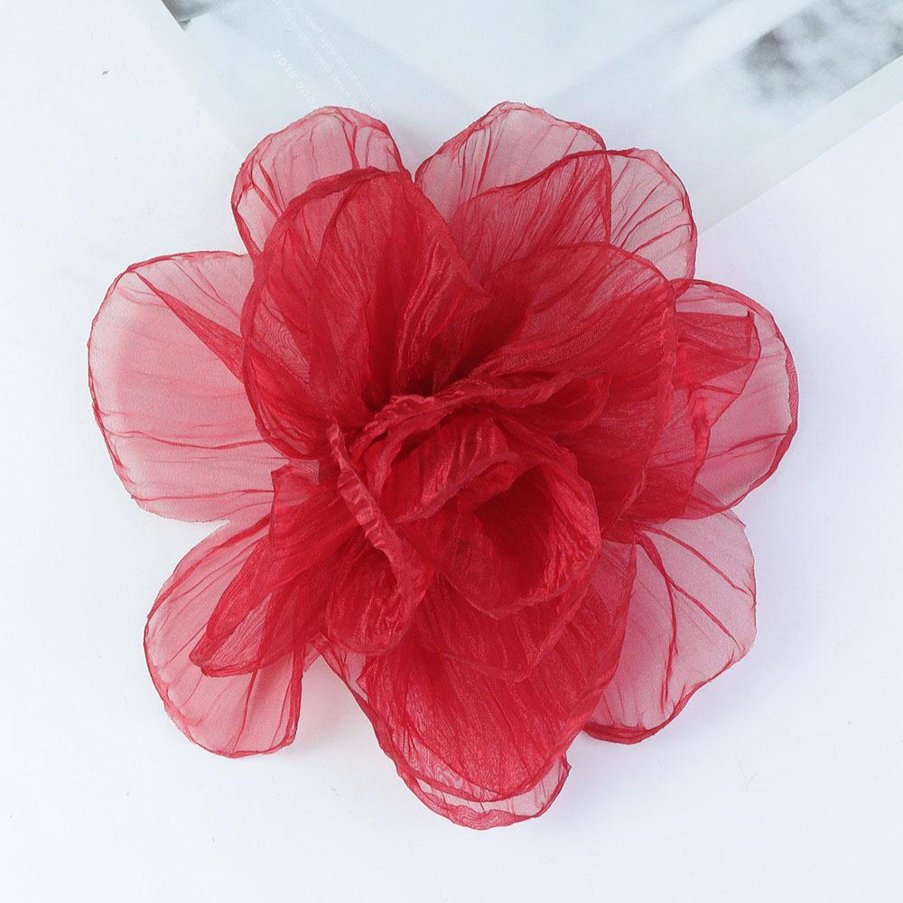 20cm Vílí Nadrozměrná Příze Květina Látková Květina Brož Dámské Šperky Dárkové Doplňky Špendlík Šaty Květinový Corsage