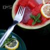 Fruit Fork Anti-rust Non-slip BPA Free Mirror Polished Easy To Clean Slicer Stainless Steel Comfortable Grip Watermelon Fork Kitchen Gadget