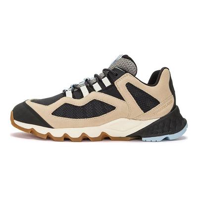 Tkanina Solar Wave Skóra Syntetyczna Antypoślizgowe Oddychające Niskie Outdoorowe Buty Funkcjonalne Buty Męskie Ciemnobrązowe A5STVM
