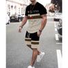 Large Size Men's Two-piece Short-sleeved Shorts Summer Thin Casual Breathable Can Be Worn Outside