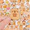 50 Stück Capybara Graffiti Aufkleber Niedlich Cartoon Kreativ Lustig Mode Dekoration Scrapbook Handy DIY Zubehör Großhandel