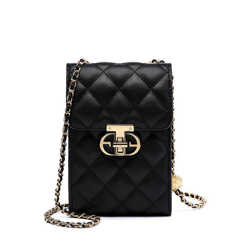 2024 Women's Genuine Leather Mini Crossbody Bag - Stylish Summer Chain Bag