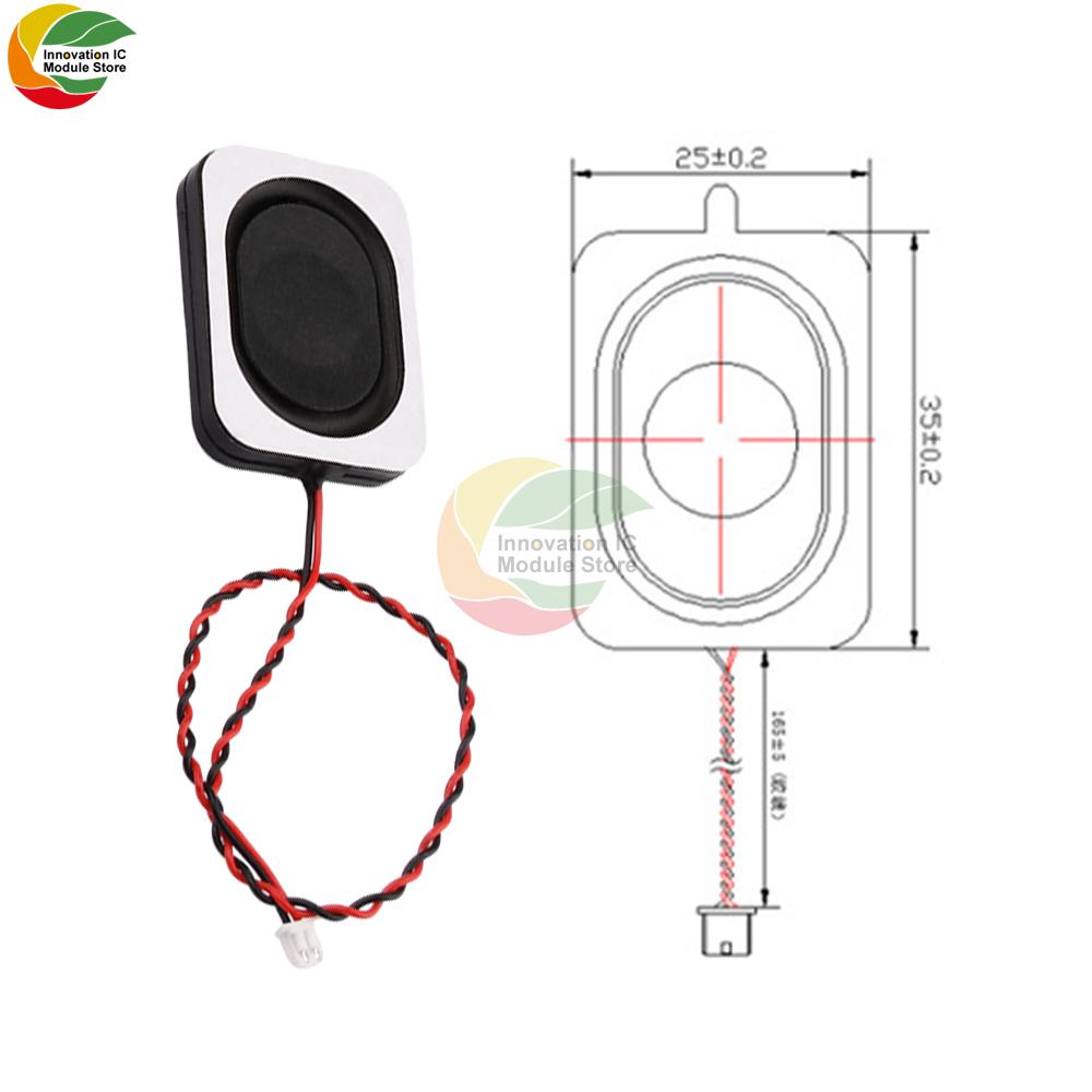 DIY Magnetic Speaker 8 Ohm 4 Ohm 3W Oval Shape Internal Magnet Speaker DIY Speaker Loudspeaker Replacement