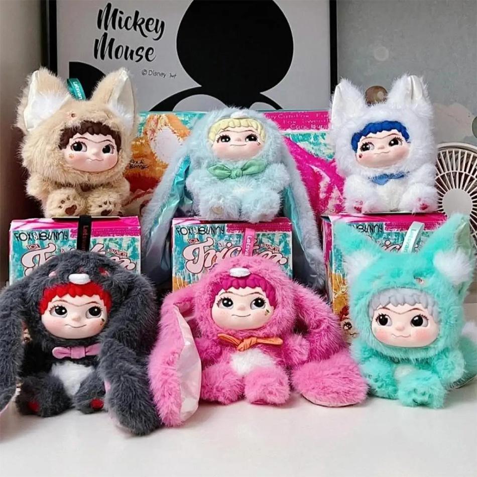 Letsvan Wakuku V2 Slepá krabička Trendy plyšová panenka Ručně vyráběná Generace Slepá krabička Dárek k narozeninám Roztomilý plyšák Trendy hrací panenka