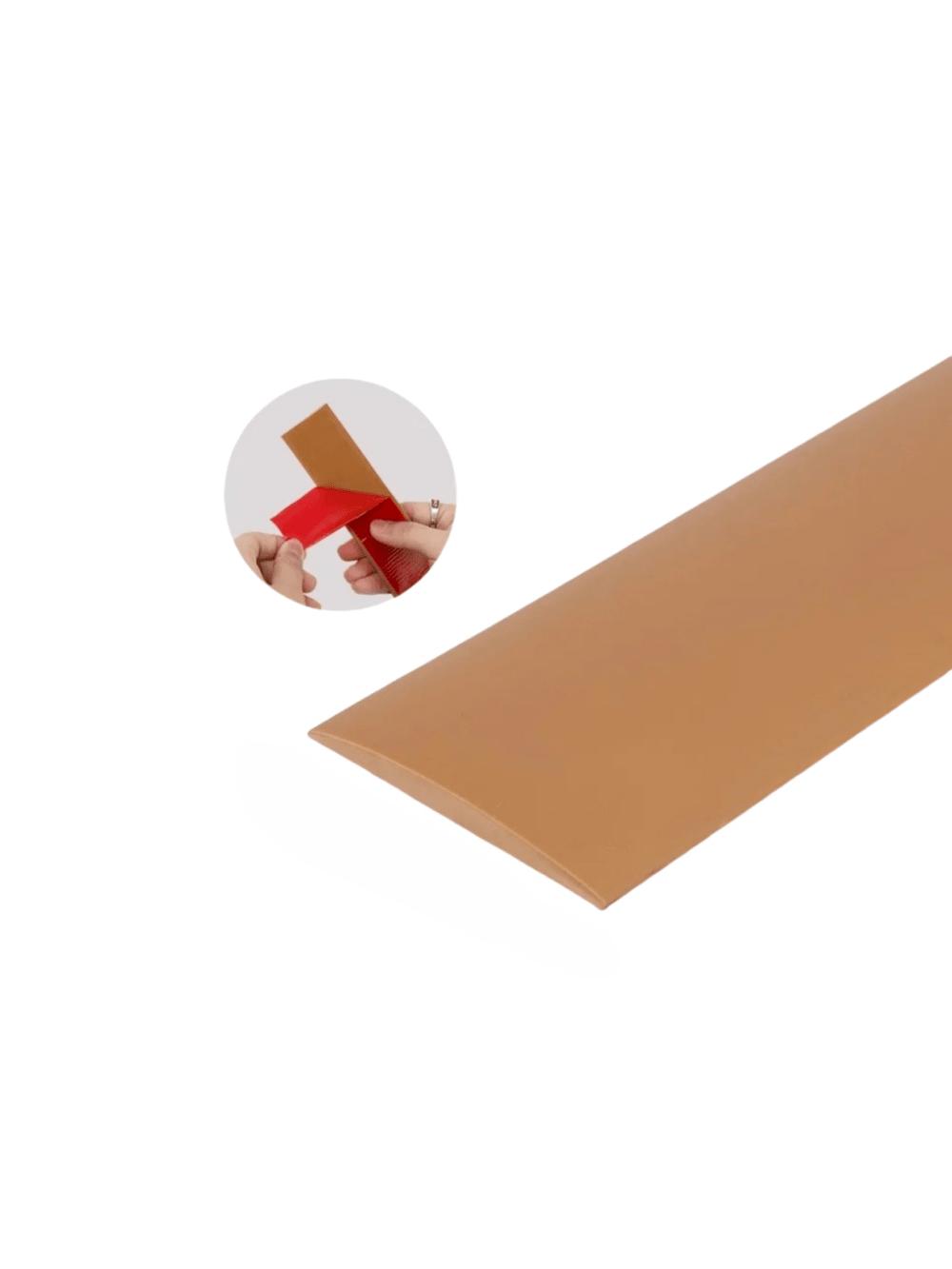

1Pc 1M Self-adhesive floor edge protection Floor transition strips Threshold strips Decorative strips Carpet flooring crimps 4cm светло-коричневого