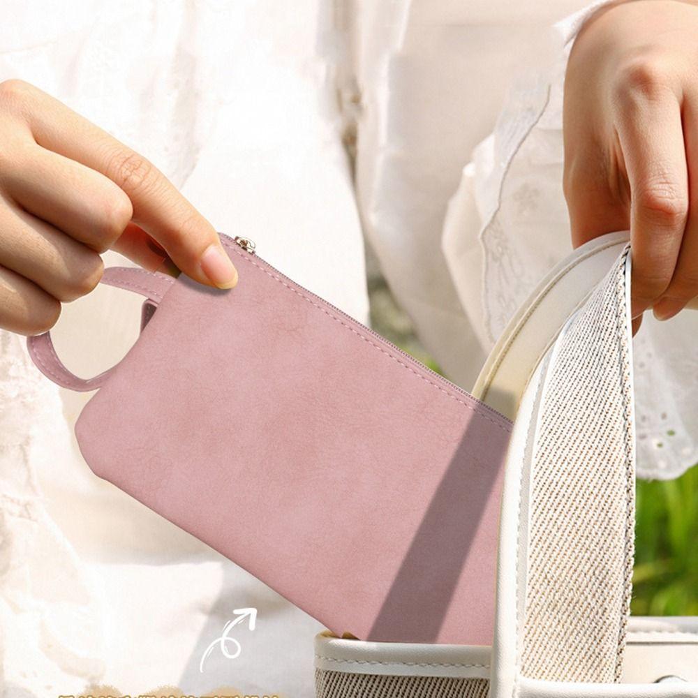 PU Leather Earphone Bag Sundries Case Lipstick Storage Bag Cosmetic Bag Mobile Phone Bag Coin purse