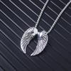 2023 Trendy Titanium Steel Dragon Pendant Necklace - European & American Style Men's Punk Retro Flame Design