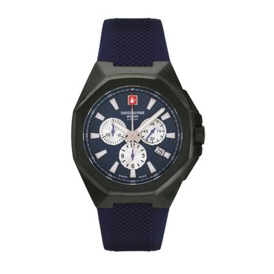 Typhoon Chrono Polyurethene Strap Blue Dial Quartz 7005.9875 100M Men's Watch