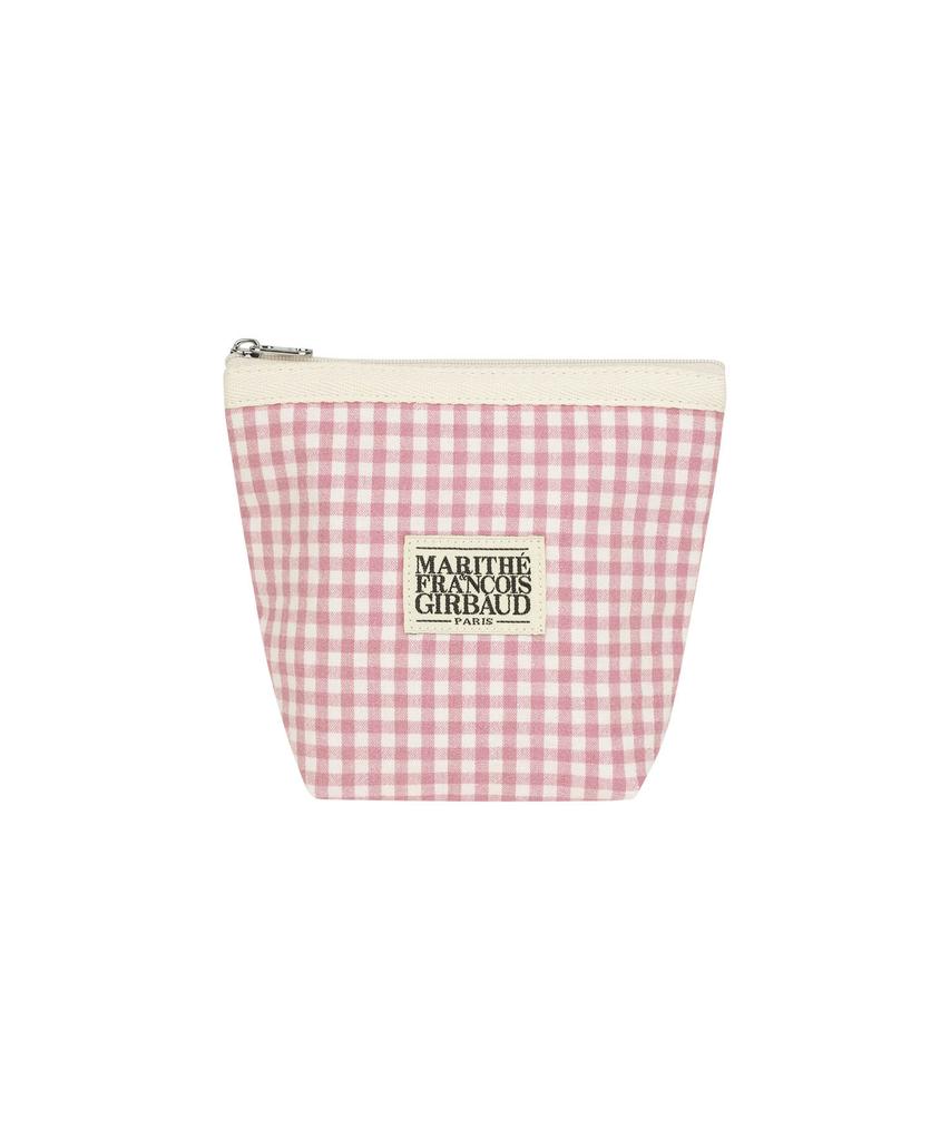 Marith + Franois Girbaud Classic Logo Check Pouch Pink