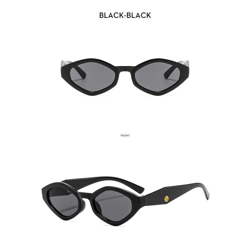 Damen-Sonnenbrille, modische polygonale Herren- und Damen-Sonnenbrille