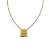 CELI Arc de Triomphe Initial Pendant Necklace - Luxury Niche Design