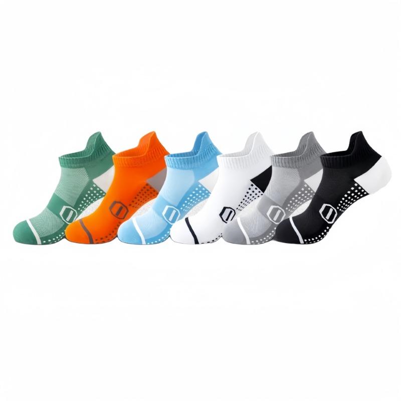 Men's Running Socks, Summer Thin, Anti-odor, Sweat-absorbing, Marathon Men's Sports, Pure Cotton Short Tube Basketball