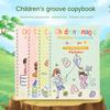 Kinder Magie Praxis Copybook Set Kinder Wiederverwendbare Stift Kontrolle Nachzeichnen Schreiben Kopie Bücher Lernen Pädagogisches Montessori Spielzeug