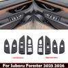 LHD RHD For Subaru Forester 2025 2026 Door Armrest Window Glass Lift Switch Button Panel Armrest Trim Cover Interior Accessories