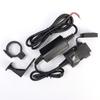 Motorcycle Phone Charger Vehicle-mounted Dual USB Quick Charger  Handlebar Waterproof QC 3.0 Digital Voltmeter USB Cable Adaptor