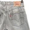 Levi's 501 Color Denim Shorts W32 Gray Men's Used