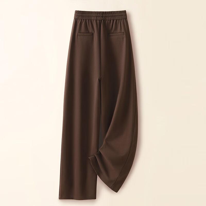 Silbaishé Women's High-Waist Wide-Leg Drape Pants