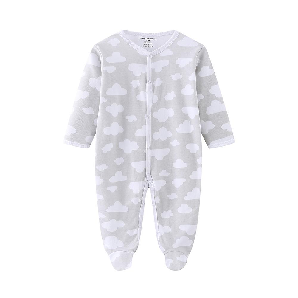 

Kiddiezoom 1 Pcs Fashion Baby Boys Girls Bodysuits 100%Cotton Soft Newborn Clothes 3M