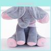 Singing Peekaboo Elephant Baby Plush Toy Stuffed Animated Soft Toy Gift Kids