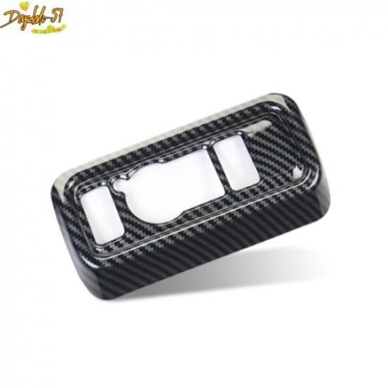 Carbon Fiber Headlight Switch Button Trim Cover Fits For Ford Explorer -