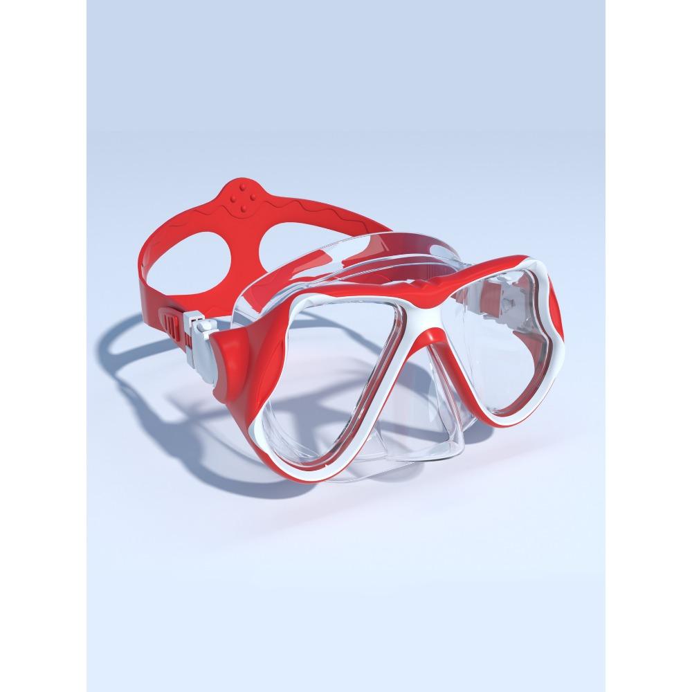 

Новый силикон, очки для дайвинга Adult average size красный