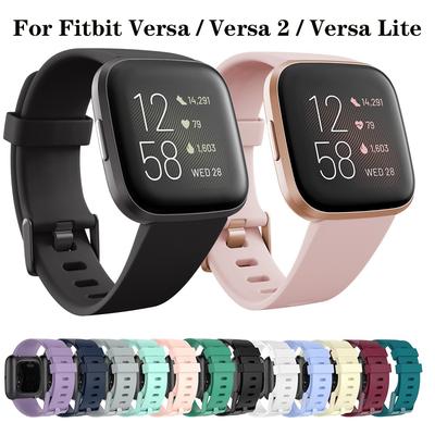 Spor Silikon Kayış Fitbit Versa 2 Band için Yedek Bilezik Fitbit Versa Lite Bileklik Fitbit Versa Kordonlu Saat