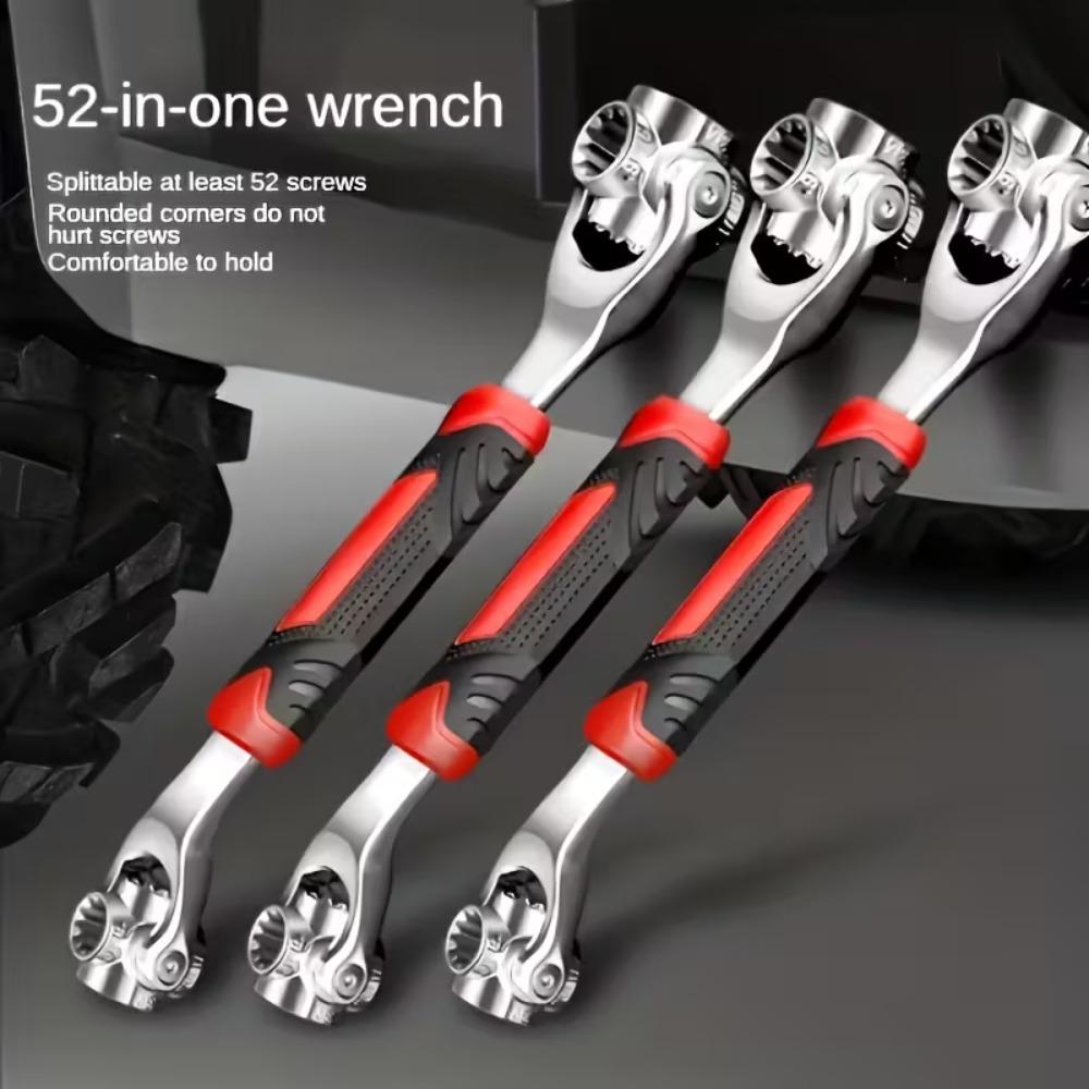 Multi-function Wrench Set 52PCS 360 Rotating Socket Tool For Car Repair Universal Hand Tool