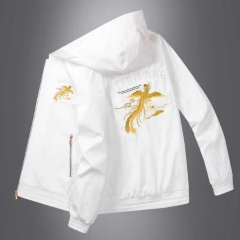 

Мужская новая зимняя бейсбольная куртка с капюшоном, вышитая молодежная модная куртка L