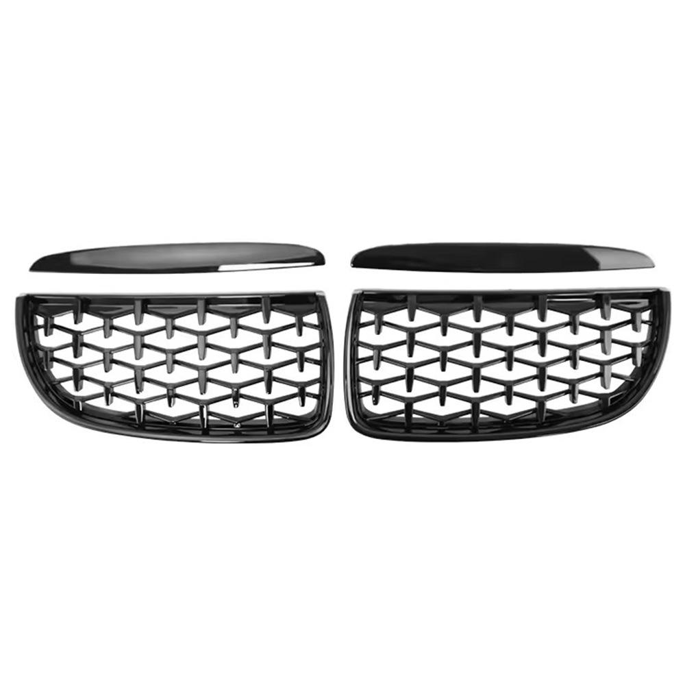 Glossy Black Custom Grille for BMW 3 Series E90/E91 (2005-2008)