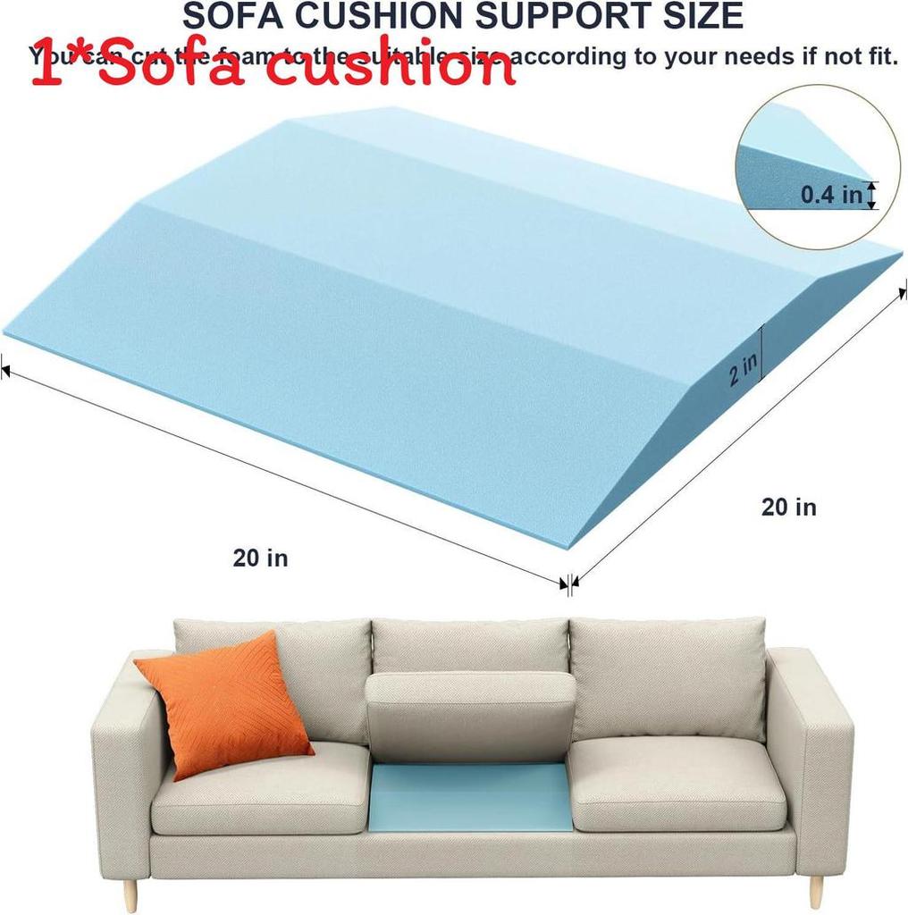 Arched Foam Sitting Pad For Sofas With Highdensity Filling For Comfort And Support At Home