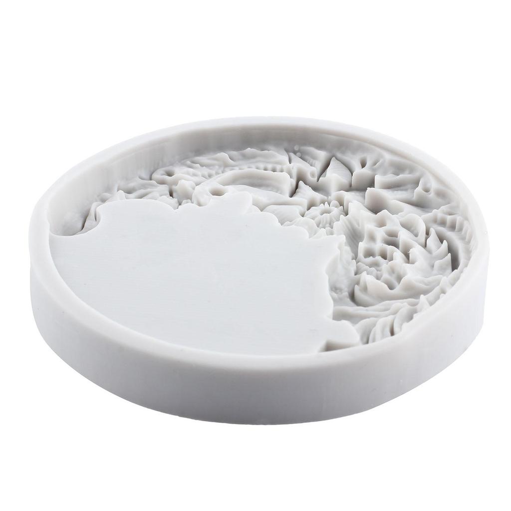 Barokní fotorámeček Silikonová forma Rámečky na obrázky Fondánové formy Nástroje na zdobení dortů Topper na cupcake Cukroví Pryskyřice Jíl Čokoláda Gumpaste forma