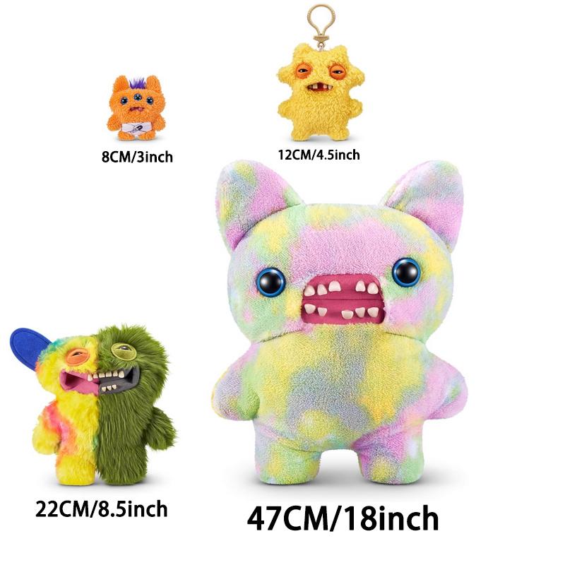 Fuggler Monștrii cu Dinți Amuzanți Urați Jucării de Pluș Fuggler Kawaii Moale Bigg Fugg Jucării de Pluș Perne Păpușă Drăguță din Plus Cadou 47CM