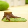 Tree Cartoon Stump Green Grassland Mini Model Decoration For Micro Scenery Props