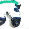 HERMES Gee Gee Camaiueu charm strap Bag Charm Anyo Miro Light blue/Green