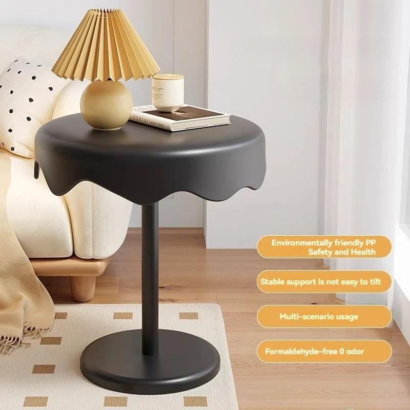 Ice Cream Style Small Side Table Bedside Nightstand Tatami Sofa Coffee Table for Living Room Decorative Furniture