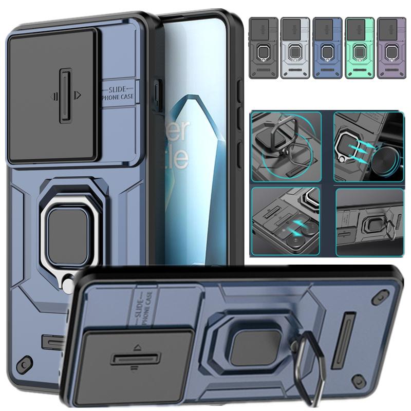 Armor Shockproof Case For OnePlus 13 5G One Plus 13R Protective Cover With Ring Magnetic Car Stand Holder Coque Fundas Capa