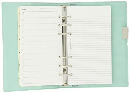 Filofax Domino Bibelplaner, Perlmutt Minze, 022579, Offiziell importiert