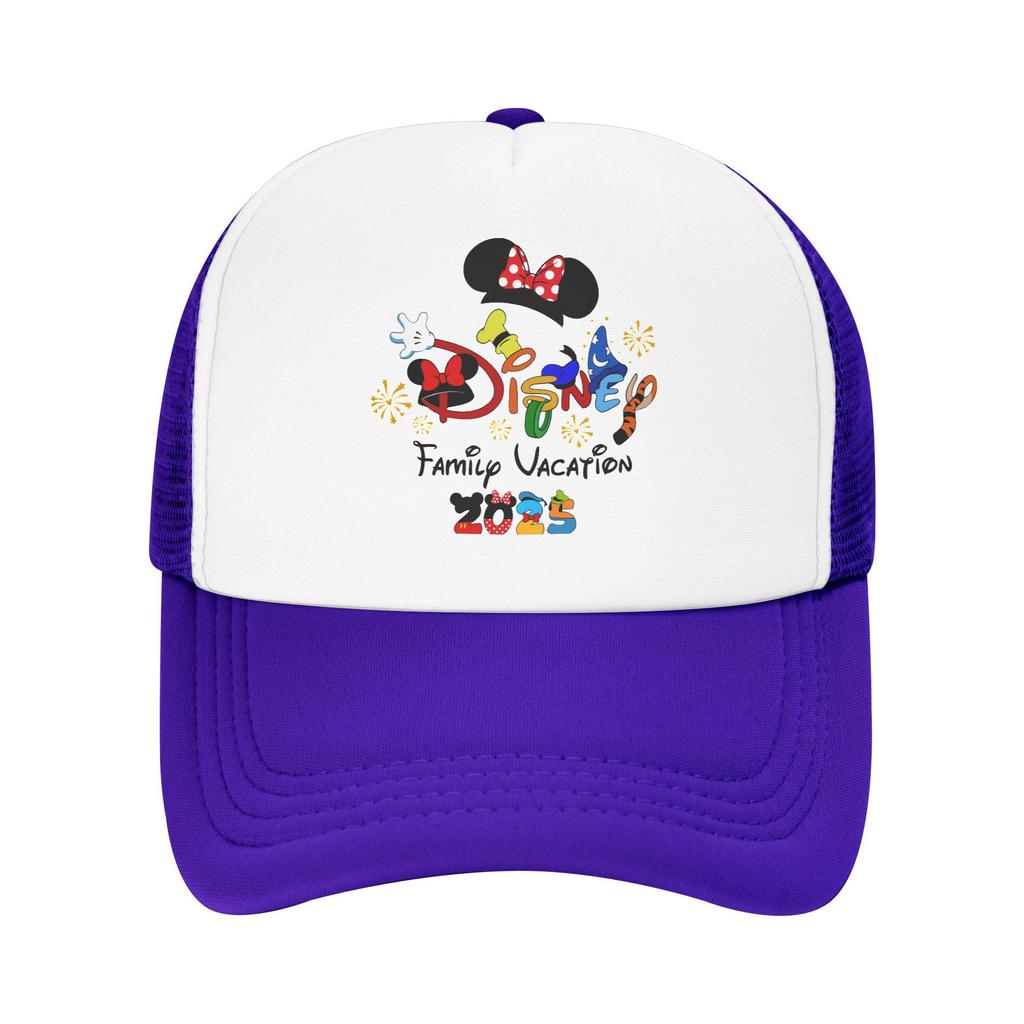 Disney mickey Family Vacation 2025 Disneyworld Trip Baseball Cap For Men Women Cooling Breathable Mesh Side Sun Hats Caps