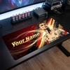Tappetino Mouse Grande Personalizzato Cristiano Ronaldo, Stampa Testo Nome Personalizzato, Tappetino Scrivania Antiscivolo Logo Calcio Regalo Gaming